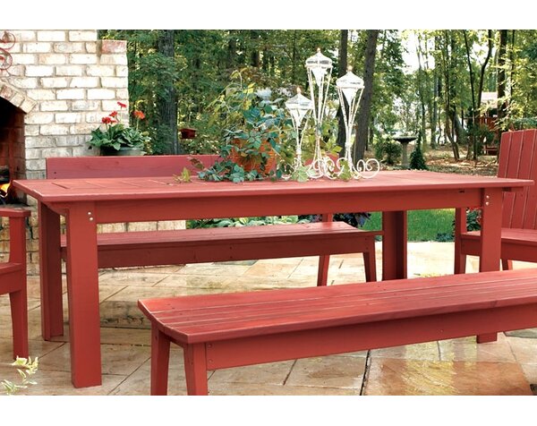 garden wooden dining set