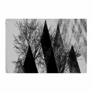 Pia Schneider Trees V.2 Black/White/Gray Area Rug