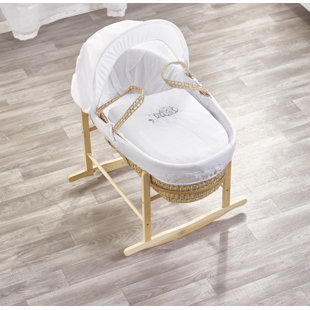 love heart shaped moses basket