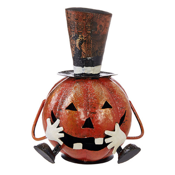 Pumpkin In Top Hat | Wayfair