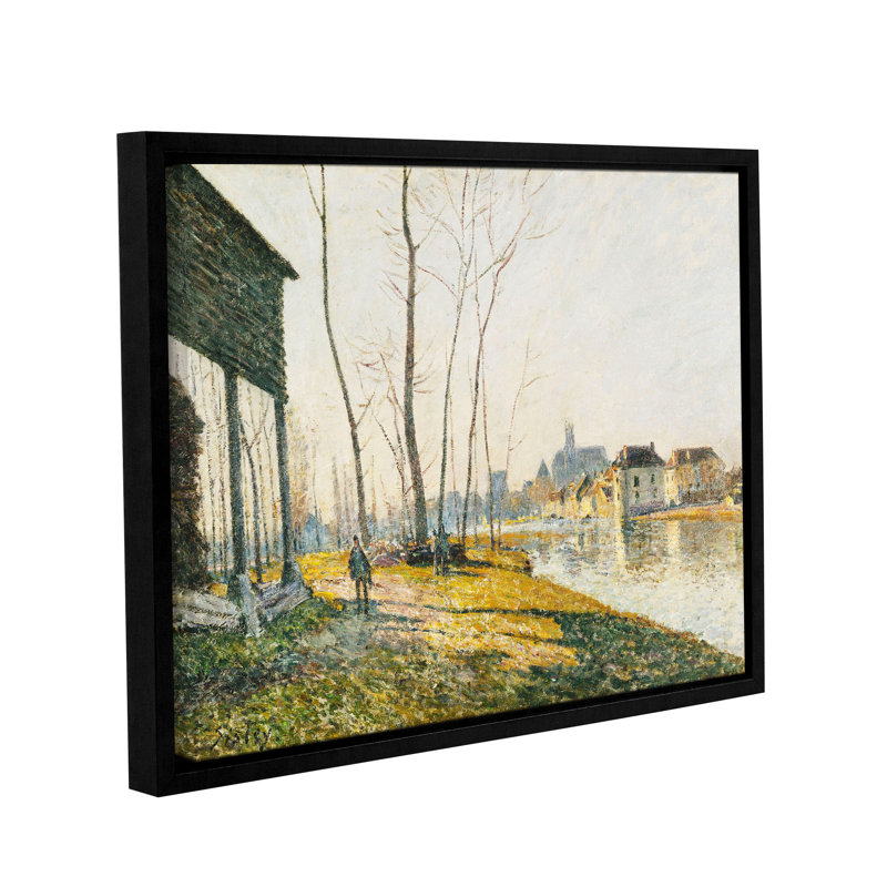 Alcott Hill A February Morning In Moret Sur Long 1881 Framed