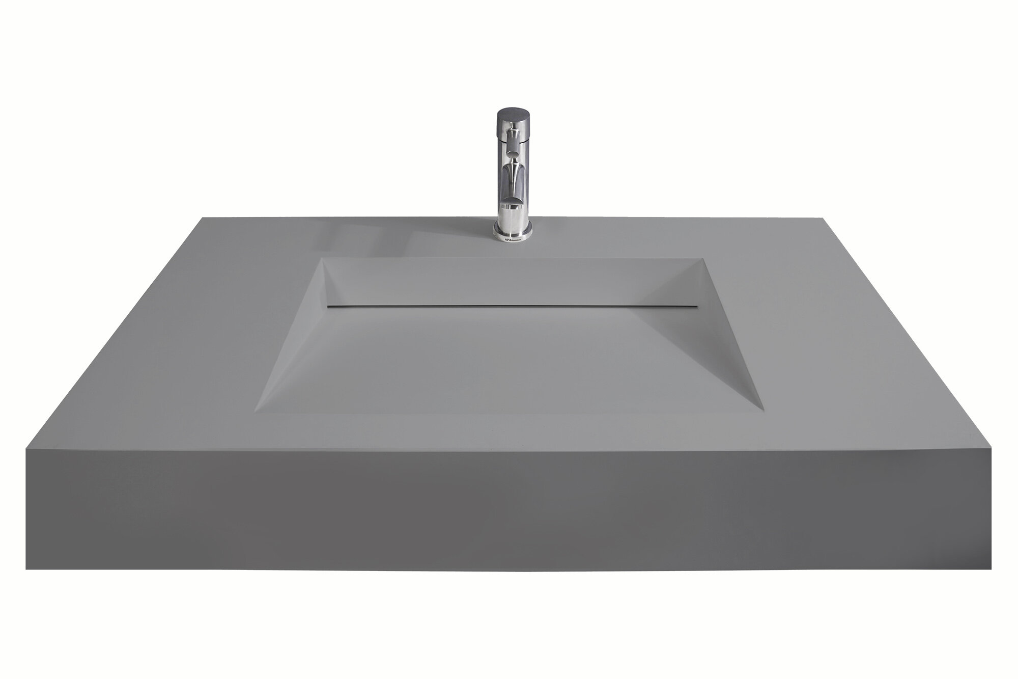 Orren Ellis Boyter Stone Rectangular Wall Mount Bathroom Sink Reviews Wayfair