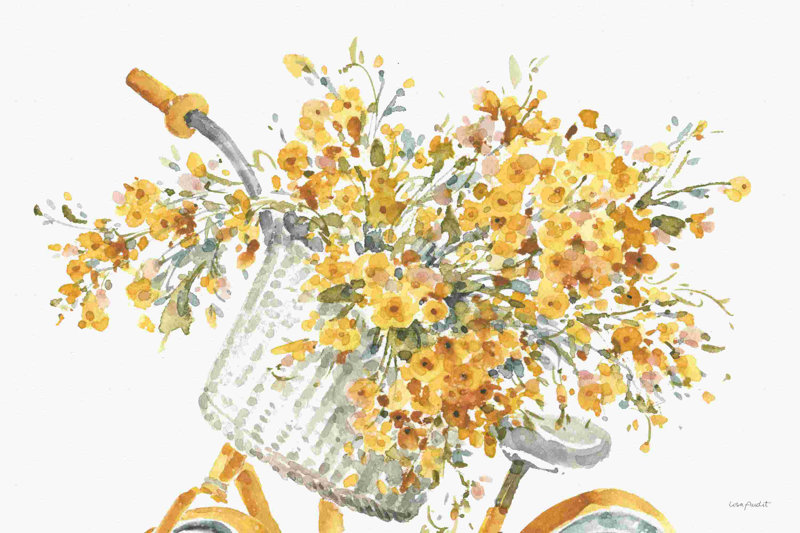 Happy Yellow 07A Size: 12" H x 18" W