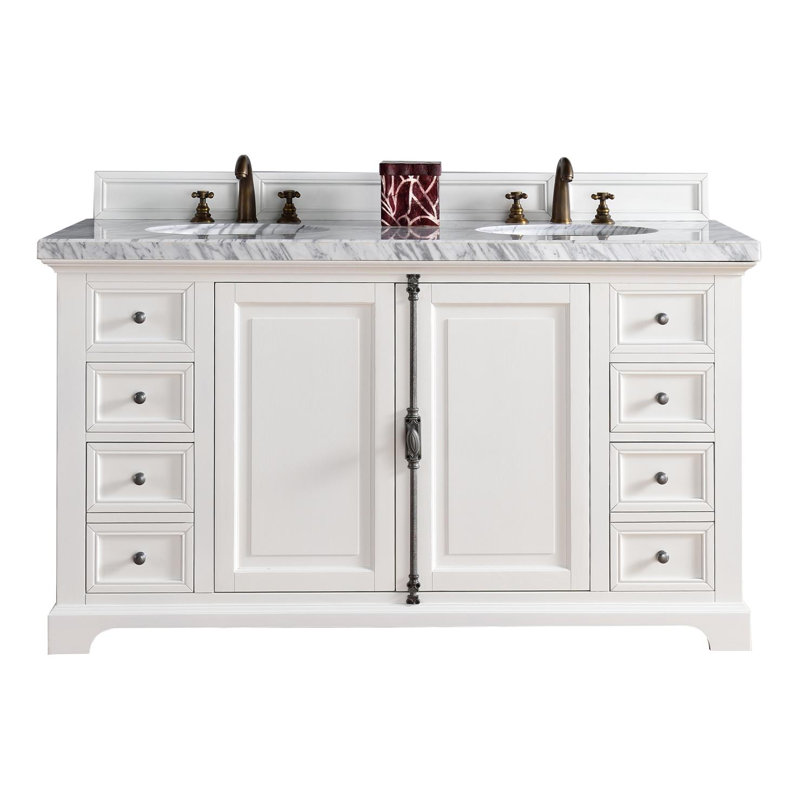 James Martin Furniture Providence 60 Double Bathroom Vanity Base Providence 60 Double Bathroom Vanity Base Only