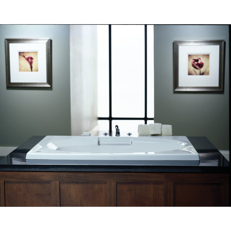 JACUZZI® Nova 60" x 42" Drop in Soaking Bathtub | Wayfair
