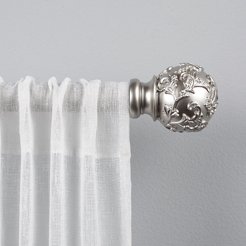Astoria Grand Barnhardt Vine Single Curtain Rod Hardware Set