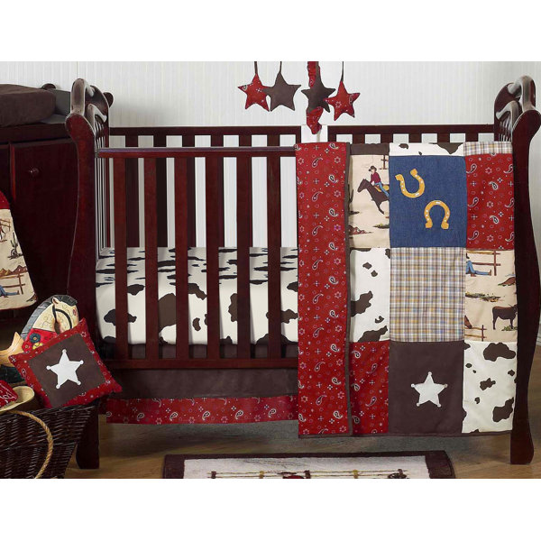cow print crib bedding