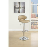 Chason Modish Gas Lift Adjustable Height Bar Stool (Set of 2) by Ebern Designs