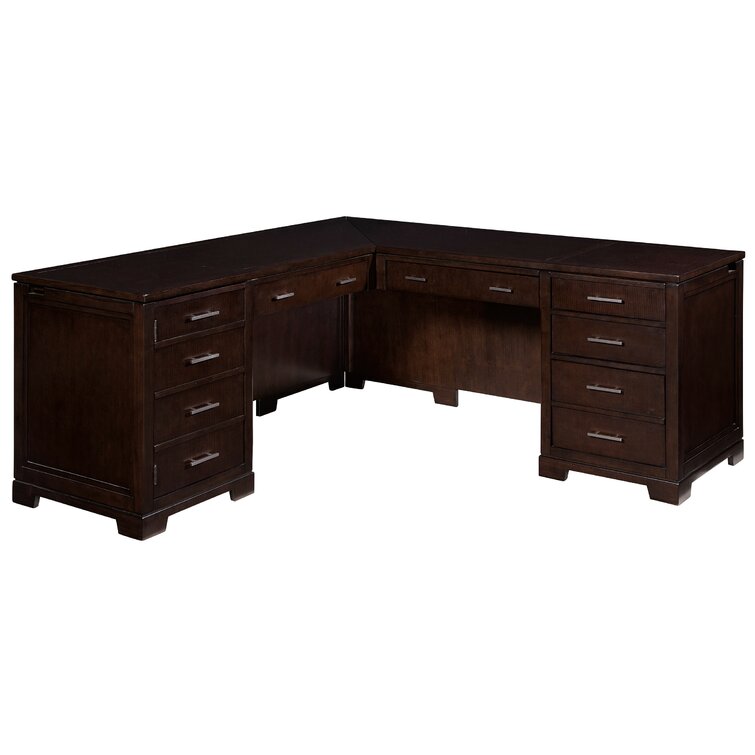 aymen manufactured wood corner executive desk