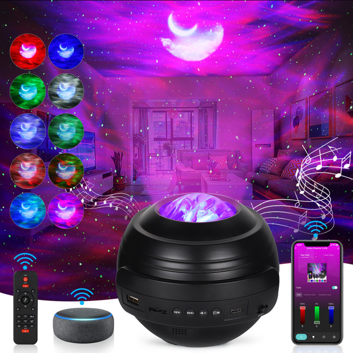 Star Projector Color Changing Heat Resistant Night Light