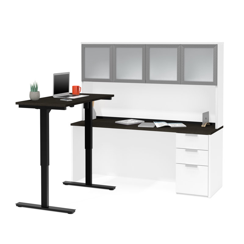 Upper Square Kadian Reversible L Shape Corner Desk With Hutch