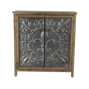Go to store & view more images Charleville Rustic Wood 2 Door Accent Cabinet by Ophelia & Co.