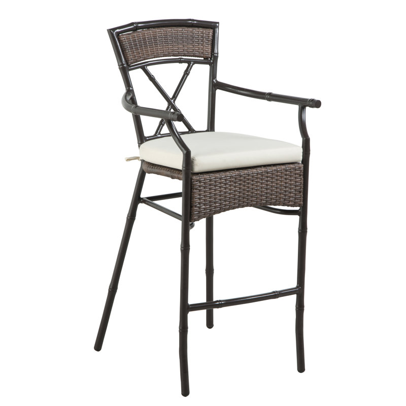 Panama Jack Rum Cay 30 Patio Bar Stool Wayfair Panama Jackrum Cay 30 Patio Bar Stool