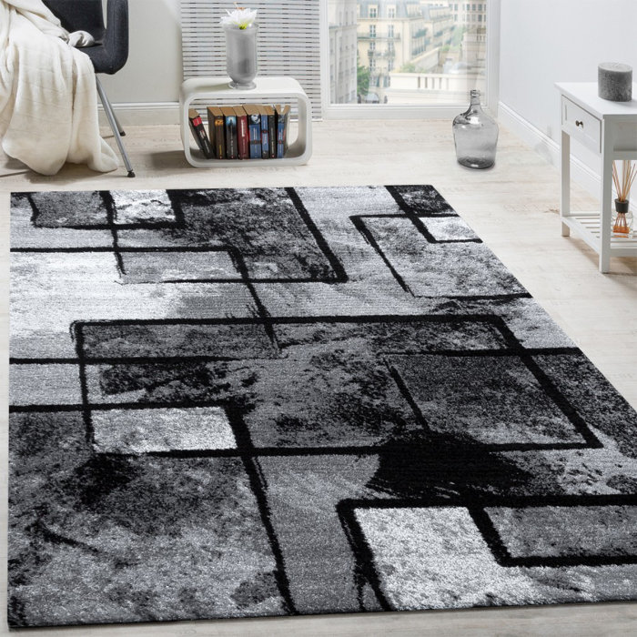 Emilee Black Grey Rug