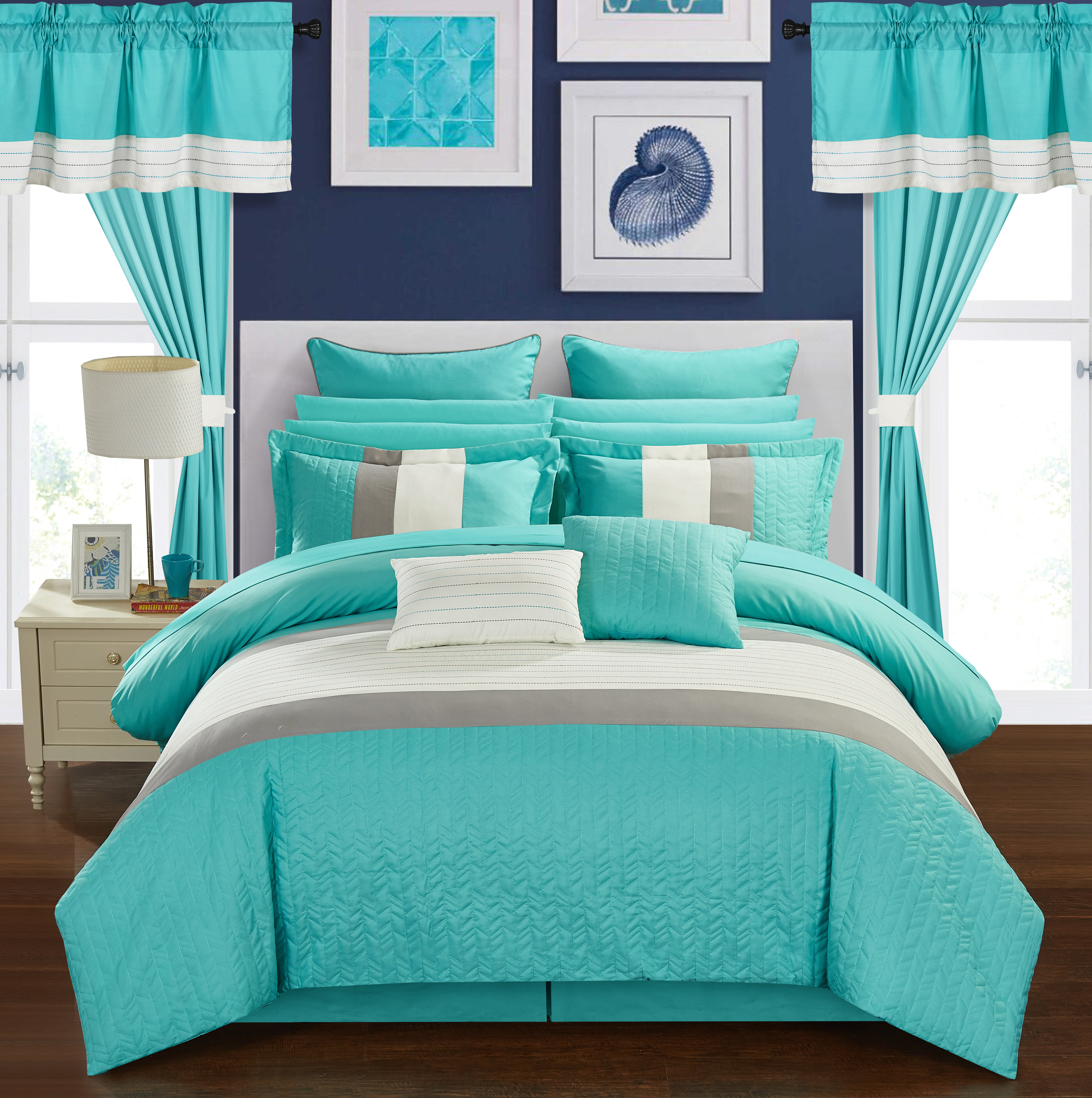 Osier 24 Piece Bed-In-a-Bag Comforter 