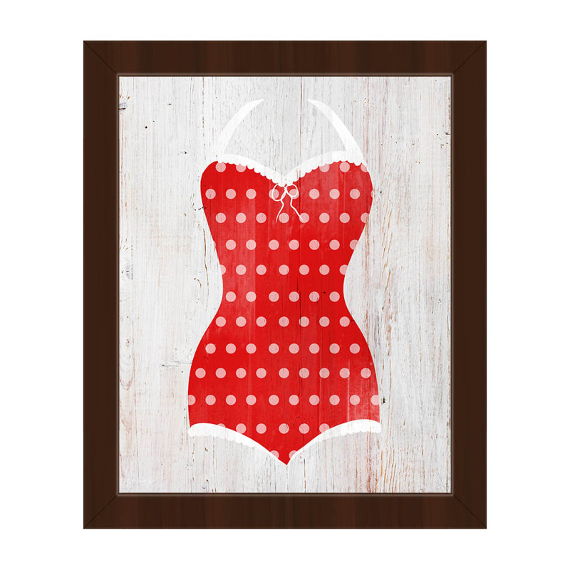 red polka dot bathing suit