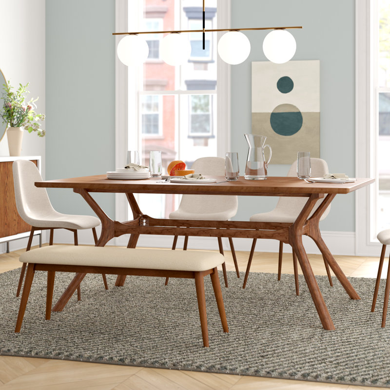 Foundstone Barnes Trestle Dining Table Reviews Wayfair