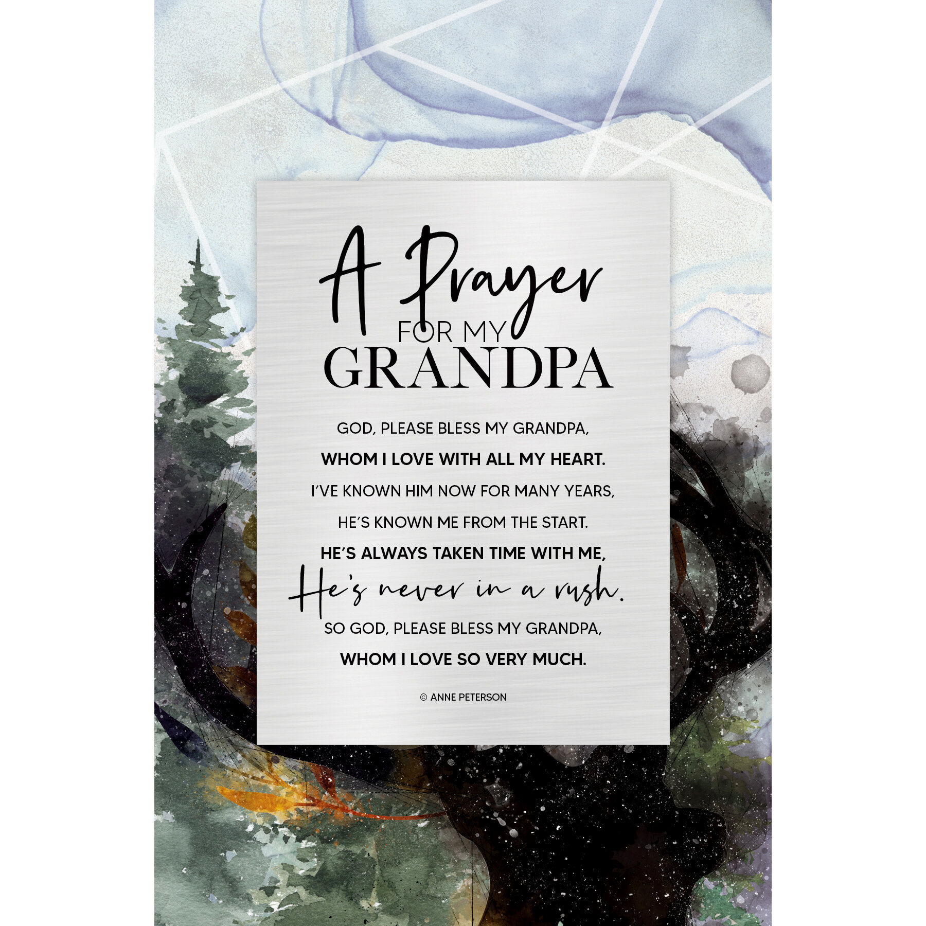 Trinx Prayer For My Grandpa Wall Décor | Wayfair