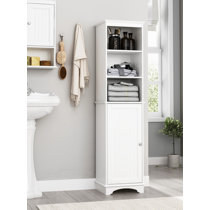 Bathroom Corner Linen Cabinet Wayfair