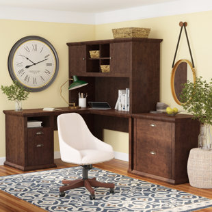 Go to store & view more images Three Posts Ferrell 3 Piece L-Shape Desk Office Suite