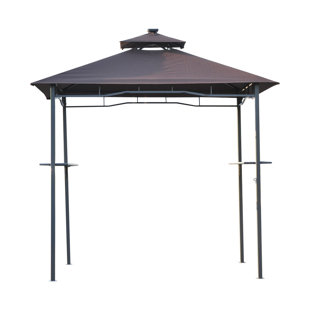 Grill Gazebos You Ll Love Wayfair 5 Ft W X 8 D Metal Grill Gazebo