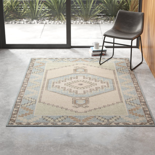 Modern Contemporary Light Blue Rug Allmodern