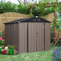 Tidyard Garden Tool Shed Outdoor Tool Storage Compact Utility Sentry with Asphalt Felt Roof 36x36x163 cm Impregnated Pinewood