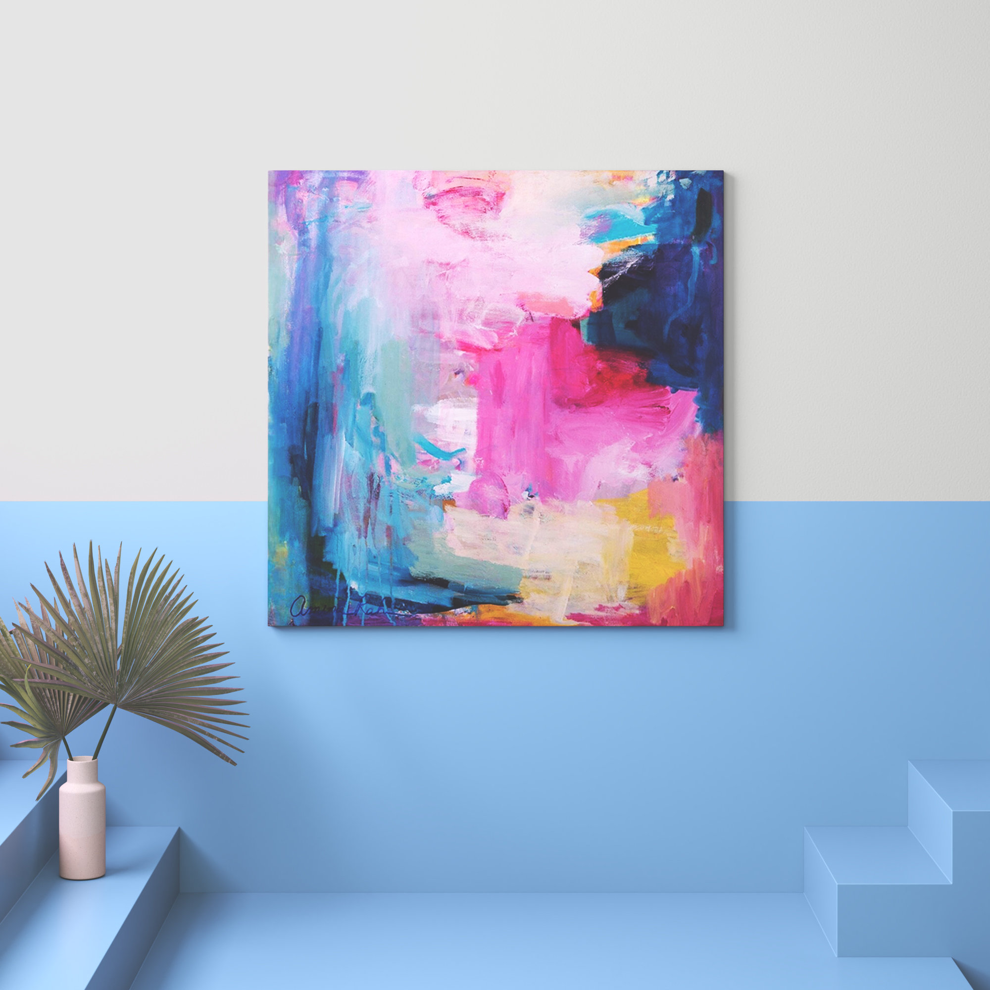 Hashtag Home Angelina - Bold Art on Canvas & Reviews | Wayfair