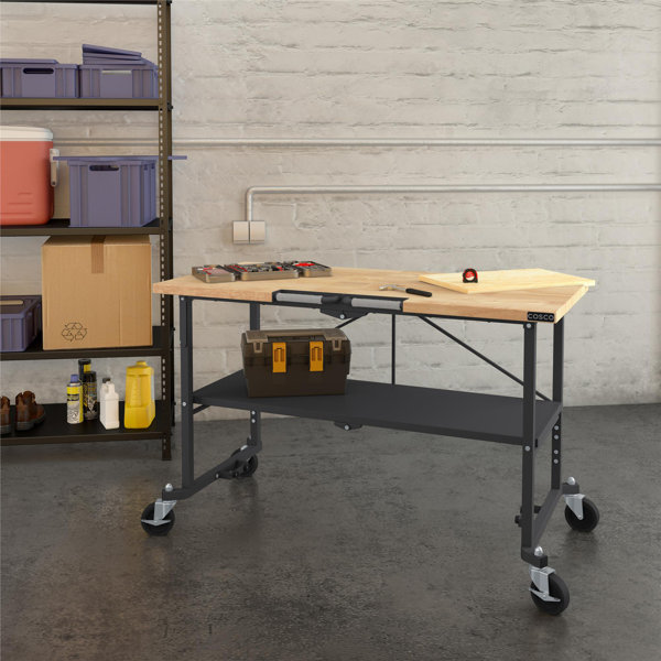 WFX Utility™ 15 Butcher Block Top Workbench & Reviews | Wayfair 15 Butcher Block Top Workbench