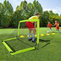 for Children Kids Sturdy Enough Response Capability Plastic Rounded Edge Soccer Goal Set Children Football Game 