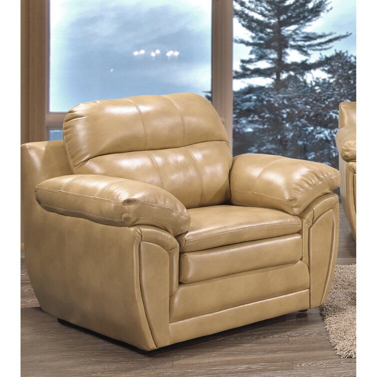 plush leather chair