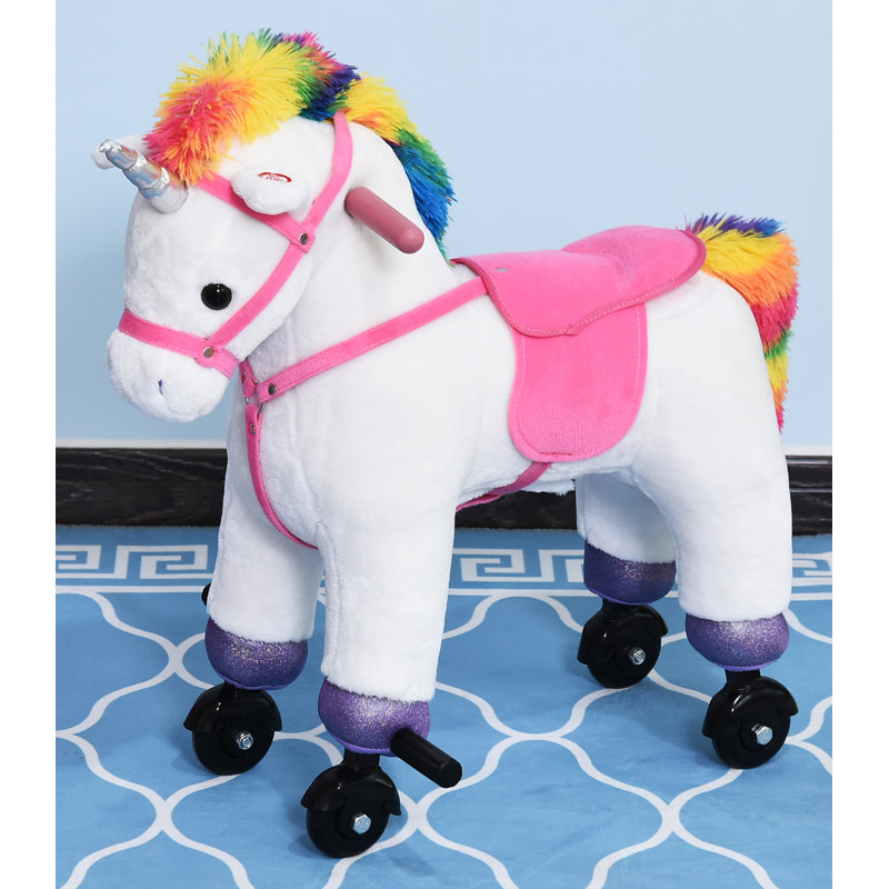 ride on plush pony