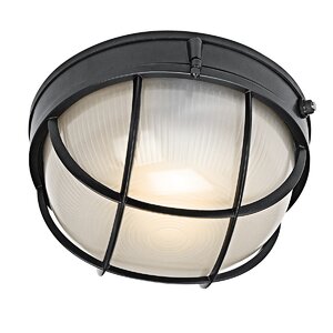 Circular 1-Light Flush mount