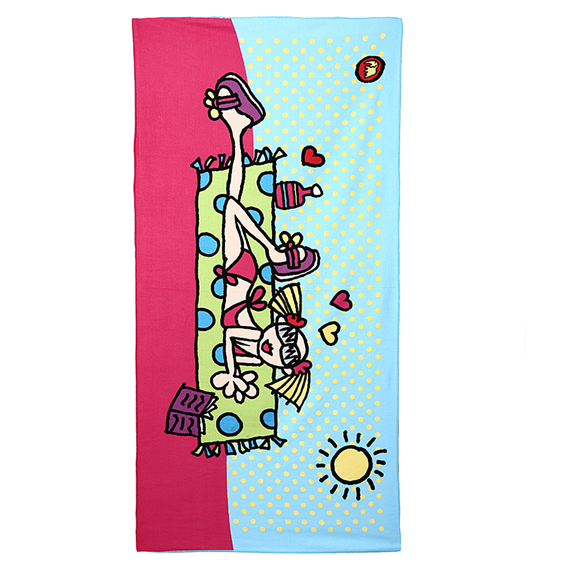 ladies beach towel