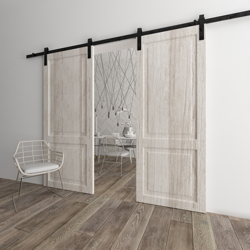 Vancleef Classic Design Standard Double Track Barn Door Hardware