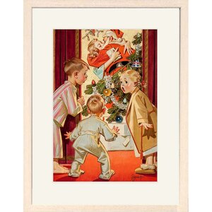 Under the Mistletoe Framed Print of Painting