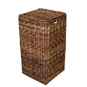 Single Abaca Wicker Laundry Hamper