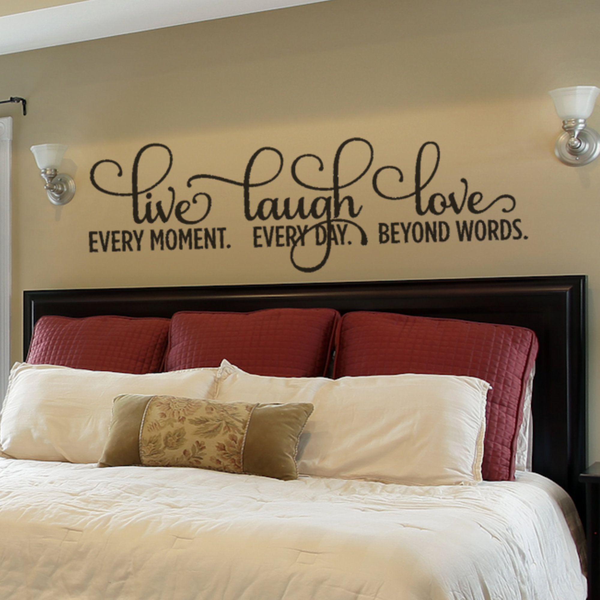 Large Live Laugh Love Wall Writing Sticker Live Laugh Love Wall Writing Sticker