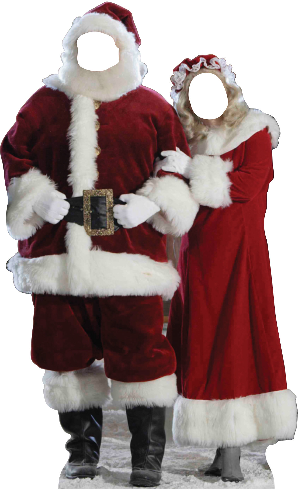 boot stand ups on Advanced Graphics Christmas Santa Mrs Claus Stand In Cardboard Stand Up Reviews Wayfair