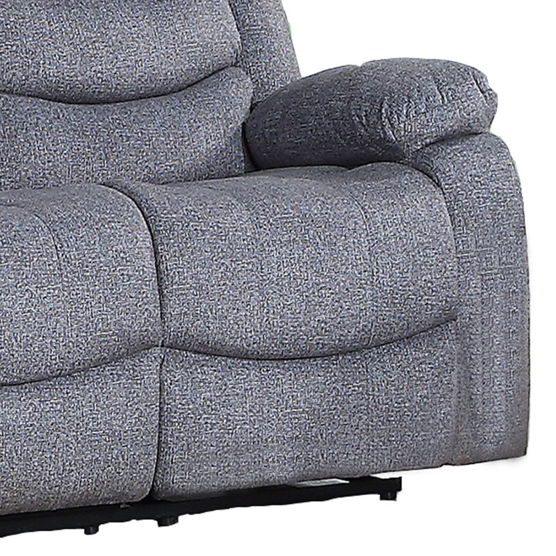 Red Barrel Studio Manual Motion 3 Seater Dual Recliner Sofa With