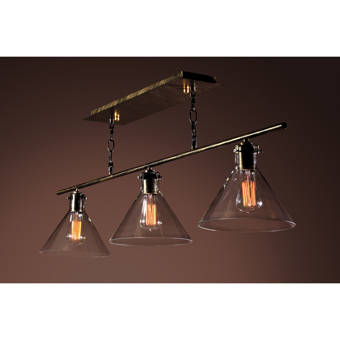 Gracie Oaks Kursat 3 Light Kitchen Island Linear Pendant Wayfair