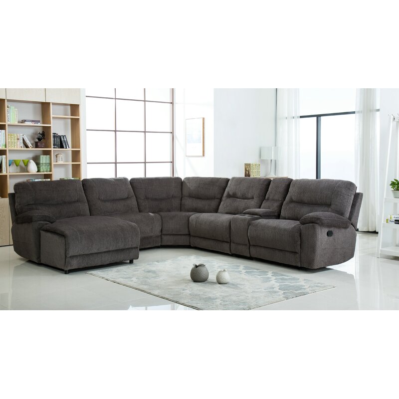 Latitude Run® Hai Left Hand Facing Reclining Sectional & Reviews | Wayfair