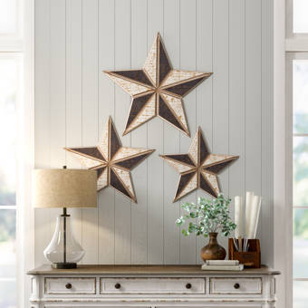 3 Piece Artistic Stars Decorative Wall Decor Set Reviews Birch