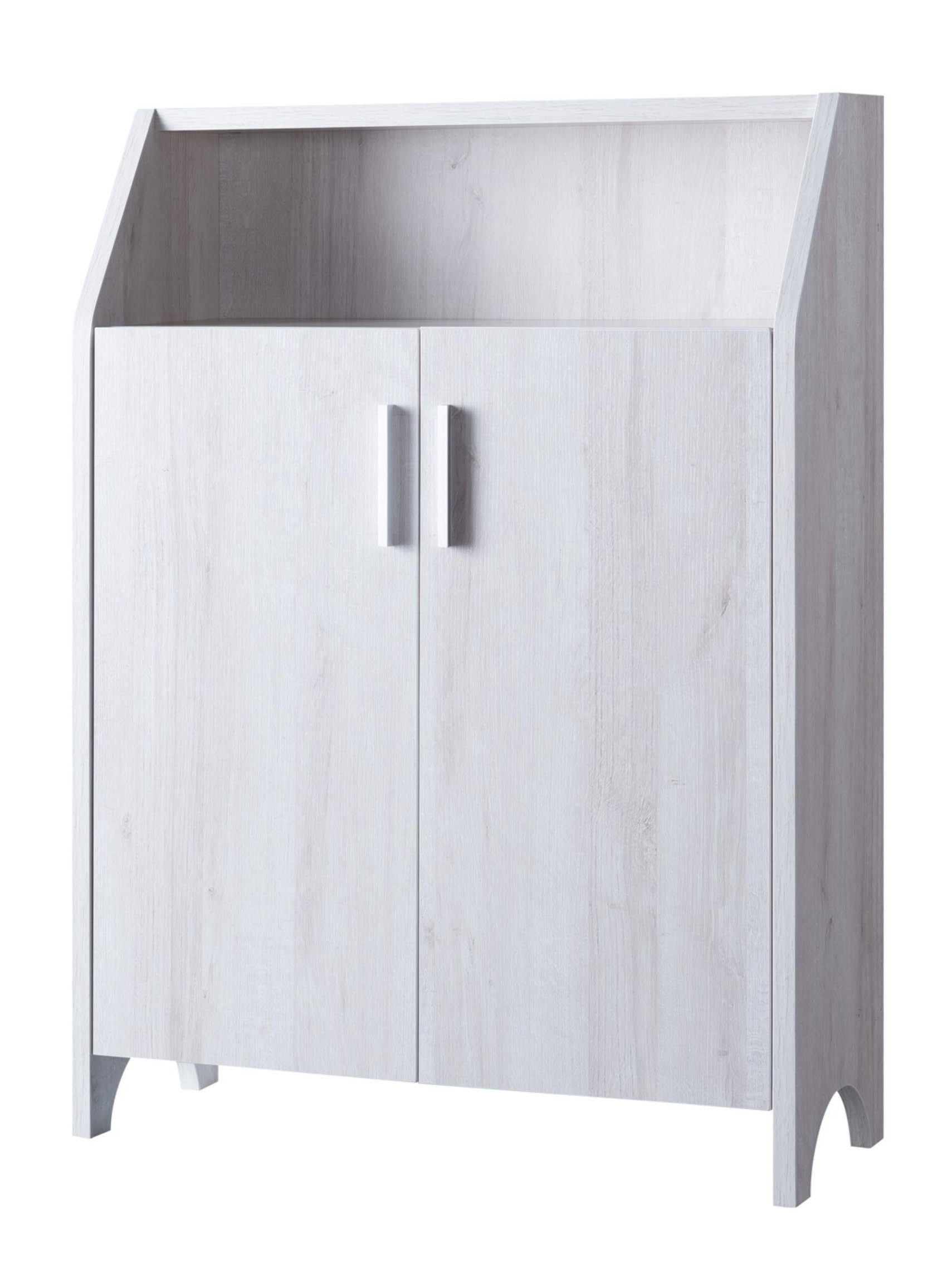 oak shoe cabinet with doors on Latitude Run 2 Door Wooden 12 Pair Shoe Storage Cabinet Reviews Wayfair