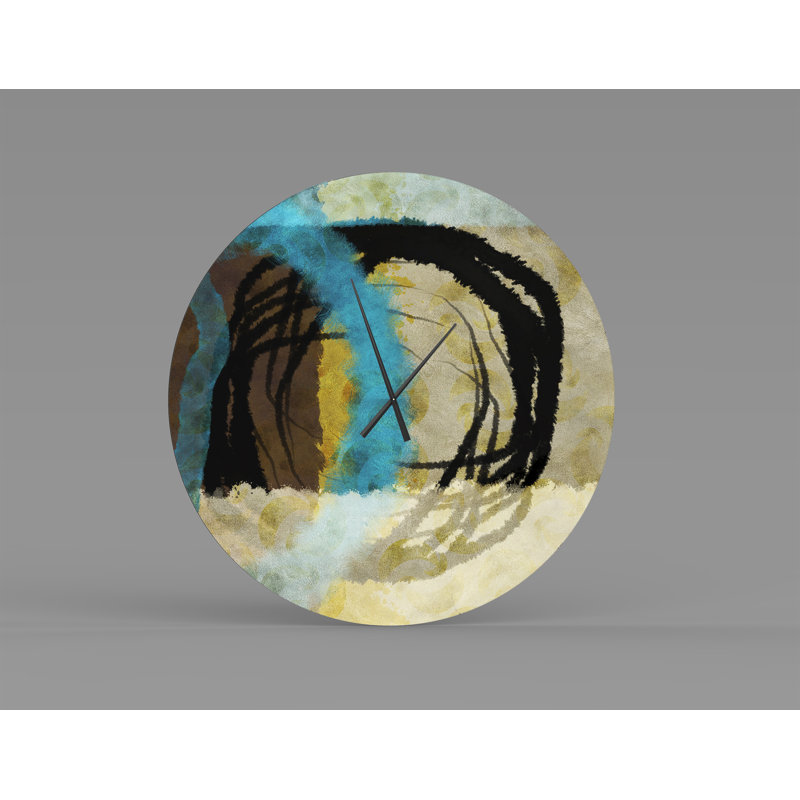 Orren Ellis Oversized Tahana Wall Clock Wayfair