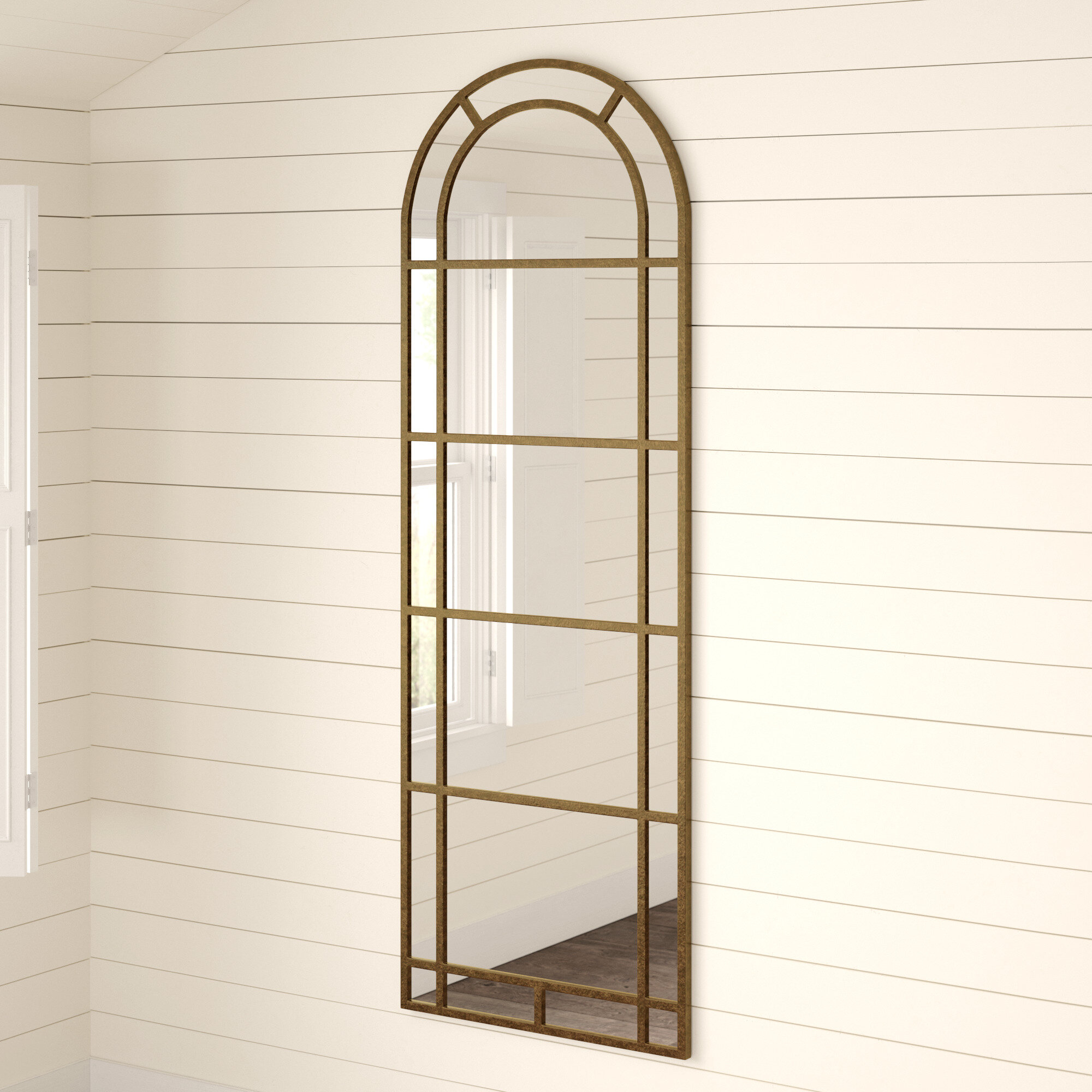 Nicastro Arched Pier Contemporary Full Length Mirror