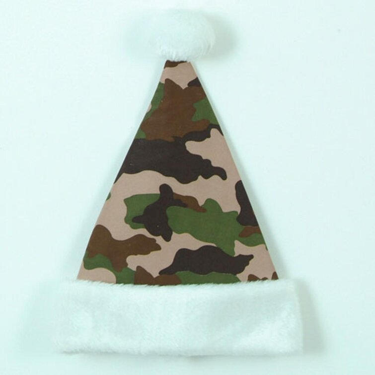 camouflage christmas hat