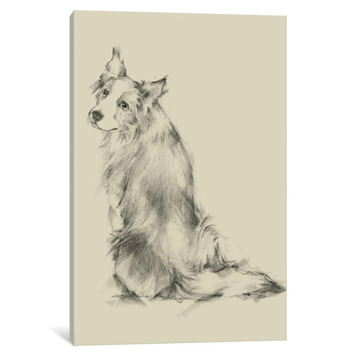 Ethan Harper Puppy Dog Eyes Vi Print On Wrapped Canvas