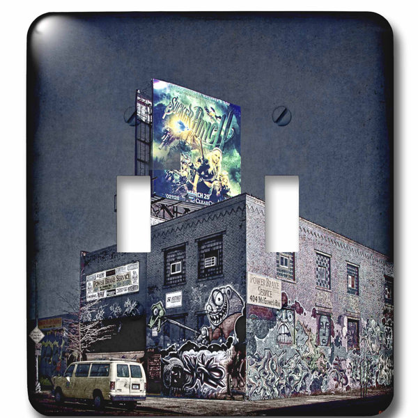 3drose Graffiti Brakes Store Grunge Street 2 Gang Toggle Light Switch Wall Plate Wayfair