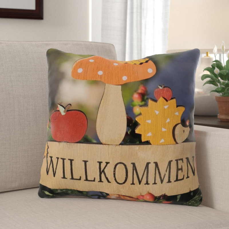 The Holiday Aisle Wesner Autumn Indoor Outdoor Throw Pillow Wayfair
